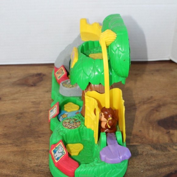 Vintage Fisher Price Little People Zoo Playset Only 2001 Mattel Sounds Working - Picture 6 of 13